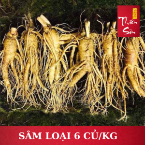 Sâm tươi Hàn Quốc loại 6 củ/kg